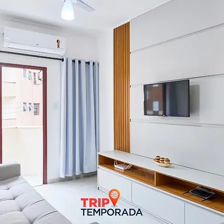 Apartamento espaçoso com ar condicionado e Wi-fi, a 100 metros da praia - Edifício Estoril-3